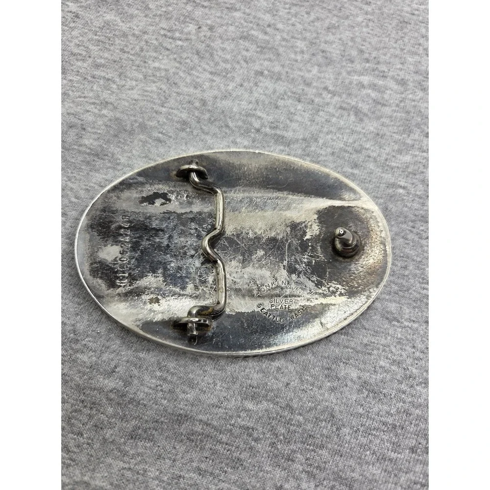 Vintage Kenworth Trucking Working Class Oval Belt Buckle